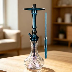 VYRO Spectre - Juego de Shisha de Acero Inoxidable de Lujo Moderno con Base de Vidrio, Narguile Hukka con Técnica de Espejo - Product Image 5