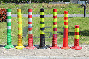 Bolardo Barrera de choque extraíble Carretera 2024 Gran oferta Columna DE SEGURIDAD Altura ajustable Poste de carretera 600Mm Advertencia anticolisión - Product Image 6