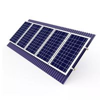 Qinkai Qk Réglable Panneau Solaire Inclinaison Supports De Montage En Aluminium Anodisé Cadre PV Panneau Stand Rayonnage Structure 60 m/s Vent