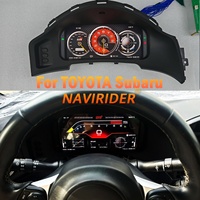 Écran d'instrument numérique intelligent pour voiture de 12,3 pouces, écran de tableau de bord virtuel pour TOYOTA Subaru 2013-2019