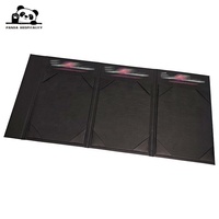 Support de table personnalisé avec logo 4x6/5x7, livre avec couverture rigide pour menus de restaurant, conception de dépliant plié en carton