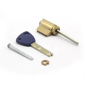 KIK Kunci Pintu Silinder Cocok Komersial Deadbolt Memanfaatkan Set Kunci Knob Kuningan