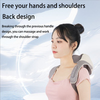 Masajeador de cuello y hombro eléctrico para amasar, masajeador de cuello, chal, masajeador de hombro trapecio con función de compresa caliente temporizada