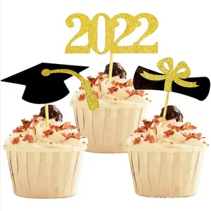 2022カスタム卒業パーティーケーキトッパー3D印刷ケーキ装飾カードケーキ用品