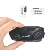 T30S PRO Headset Helm Bluetooth Desain MINI Interkom Universal Panggilan Suara FM 2KM