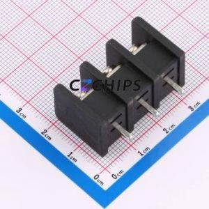 DBT30C-10.0-3P-BK-P Barrier Terminal Block Through hole Component (THT),P=10mm Connector Two Sides 10mm 1x3P Straight Pin - Product Image 2