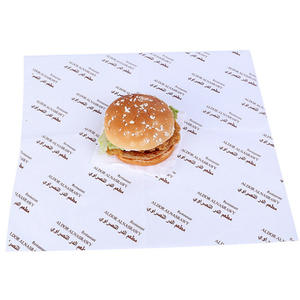 Papel de Envoltura de Alimentos Antigrasa para Hamburguesas y Sándwiches, Diseño Personalizado, Precio de Fábrica, Sin PVC, Papel para Comida Rápida - Product Image 1