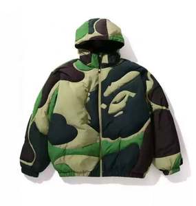 Chaqueta de Invierno Personalizada para Hombre, Talla Grande, Estilo Punk, con Cierre, Corta, Resistente al Viento, para Exteriores - Product Image 2