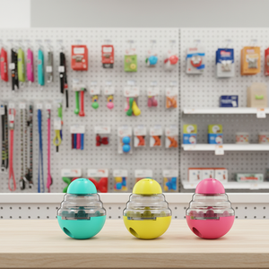 Juguete Dispensador de Premios para <span class=keywords><strong>Perros</strong></span>, Diseño de Dibujos Animados, Material ABS, Juguete Masticable de Alimentación Lenta - Product Image 1