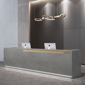 सामने डेस्क रिसेप्शन डेस्क नाई की दुकान खजांची काउंटर सौंदर्य सैलून बार होटल होटल काउंटर - Product Image 3