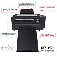 ZD350, máquina cortadora de papel adhesiva de alimentación automática de ultra alta velocidad, gráfico de etiquetas, cortador de vinilo, trazador para cartón