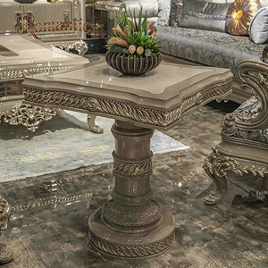 Set di Divani Turchi in Stile <span class=keywords><strong>Barocco</strong></span> Opulento, Intagliati a Mano con Finiture Dorate, Rivestimento Trapuntato in Tessuto Decorato, Struttura in Legno Massiccio per Hotel di Lusso - Product Image 6