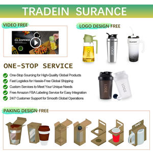 All'ingrosso 2 in1 gadget da cucina verde scuro <span class=keywords><strong>vetro</strong></span> bloccante 470ml bottiglia spruzzatore di olio d'oliva - Product Image 2