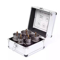 Kit de 6 pièces de scies cloches à pointe en carbure de tungstène TCT pour le travail des métaux et l'acier inoxydable