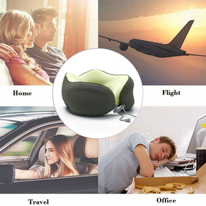SAIEN Cooling Set Eye Mask <strong>Neck</strong> <strong>Rest</strong> 3 In1 U Shape Support Memory Foam Travel <strong>Neck</strong> Pillow for Airplane Car - Product Image 6