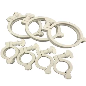 sanitary clamp nylon tc tri clover clamp triclamp sanitary pipe fitting adaptor Bio clamp mini flange