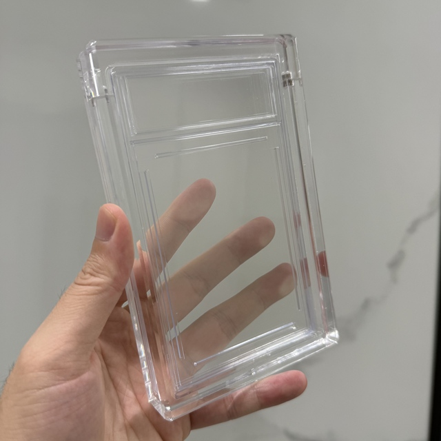 P SA Graded Card Acrylic Case Uv Protection Magnetic P SA Slab Acrylic Display Case with Slanted Stand