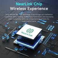 Ratón para Juegos Inalámbrico AJAZZ AJ200 NL AI, Tri-Modo NearLink con Funciones Inteligentes de IA, Estructura Ligera para Juegos de PC