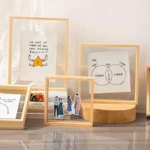 Wholesale Modern Eco-Friendly Durable Wooden <strong>Large</strong> Wall Mount Picture <strong>Frames</strong> Full Color <strong>Printing</strong> for Home Office Hotel - Product Image 2