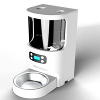 Meilleure Vente Distributeur de Nourriture pour Chien à Double Bol avec Minuteur et Dosage Précis, Facile à Nettoyer, Distributeur pour Chat Fiable pour les Soins Quotidiens des Animaux