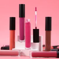 Vente en gros de rouges à lèvres liquides mats à label privé, faible MOQ, imperméables, véganes, longue tenue