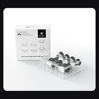 GuliKit 720 °   Kit de joystick magnétique TMR à tension réglable pour manette PS5/PS5 Edge, module de capteur anti-dérive, stick analogique