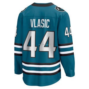 2024 San Jose Eishockey-Trikot mit Gestickten Logos Schnelltrocknend Anti-UV 100% Polyester Herren Erwachsenen-Sportuniform Celebrini # 71 - Product Image 3