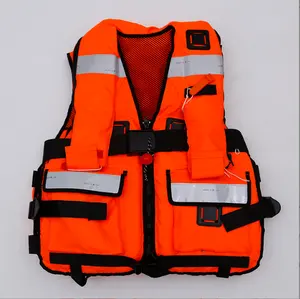 Support Custom Logo Solas Oxford Inflatable Life Jacket Vest
