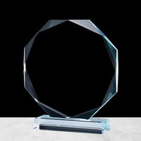 Trophées de cristal en gros d'usine sans impression Trophées de cristal personnalisés et souvenirs Trophée de cristal Étoile personnalisée