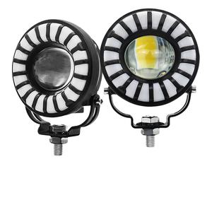 ไฟสปอร์ตไลท์ AngelEye ชิป 3570 มินิ RGB เลนส์มอเตอร์ ไฟตัดหมอก 30W 12V หลอด H4 3000LM หลายสี ใช้ได้กับรถยนต์ทั่วไป ไฟเสริม - Product Image 1