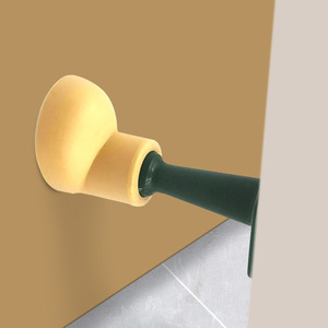 Tope de puerta de silicona sin taladro con diseño de dibujos animados para el hogar, tope de puerta de baño, tope de puerta pequeño anticolisión - Product Image 3