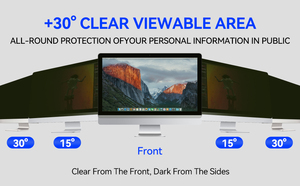 Protecteur d'écran en verre trempé 3D de qualité supérieure pour ordinateurs portables 9H haute confidentialité Anti-éblouissement garde <span class=keywords><strong>filtre</strong></span> à lumière <span class=keywords><strong>bleue</strong></span> étanche - Product Image 2