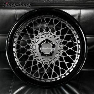 Jantes forgées en alliage 3 pièces, finition noire, 18 19 20 22 24 26 pouces, 5x114.3 5x130 5x120 5x112, pour <span class=keywords><strong>Ferrari</strong></span> - Product Image 2