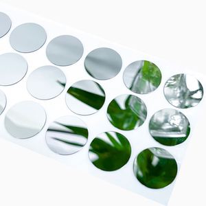 Acrylic Transparent Anti-scratch Lenses for Tempered and Hardened Rearview Mirrors, Circular PC Lenses - Product Image 1