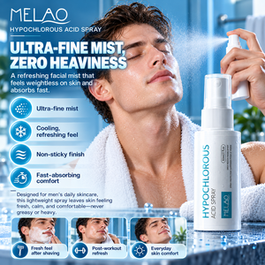 Spray Visage Apaisant et Confortable à l'Acide Hypochloreux, Niacinamide et Zinc PCA pour Hommes – Marque Blanche - Product Image 3