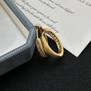 Pendientes de Plata de Ley S925, Diseño Retro, Estilo Nicho, Lujo Ligero, Microincrustaciones de Circonita, Joyería de Plata Básica y Moderna - Product Image 4