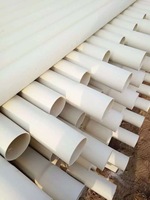 Tuyaux en PVC blanc de haute qualité et durables -40 60 résistants aux UV, non toxiques, longueur personnalisable, usage industriel/jardin/drainage