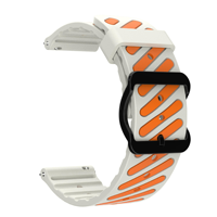 Correa de Repuesto Win-Win, Colorida, Activa, de Silicona de Dos Tonos, Ligera, Compatible con Relojes Samsung de 22 mm