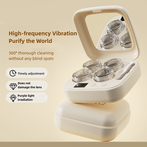 Dispositivo di Pulizia Automatica per Lenti a Contatto, Custodia Cosmetica per Occhiali, Macchina Elettrica a Ultrasuoni per Pulizia Lenti <span class=keywords><strong>OK</strong></span> - Product Image 3