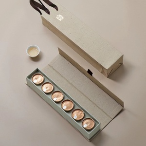 RTS 37*7*6cm Boîte en carton rectangulaire faite à la main avec couvercle magnétique Boîte en papier avec logo personnalisé avec petite boîte de conserve pour emballage de thé - Product Image 1