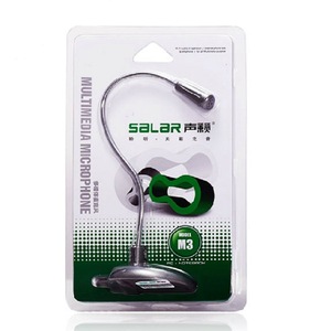 SALAR Multimedia <b>Microphone</b> M3 Gooseneck Dynamic <b>Computer</b> Mic 3.5mm Plug Noise Cancelling - Product Image 3