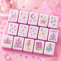 Ensemble de Mahjong sur le thème des rêves personnalisé, pièces de Mahjong pour enfants, Mahjong fantastique en acrylique, fabricant américain de Mahjong