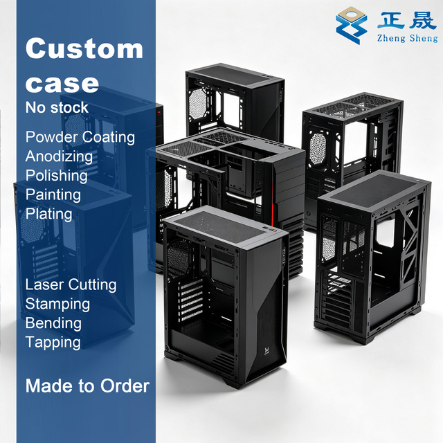 Custom Sheet Metal Server Chassis IPC Enclosure Aluminum Steel Box OEM Manufacturer Precision Fabrication Surface Treatment