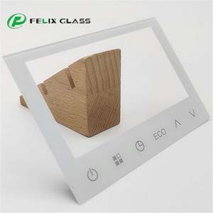 Panneaux de verre sérigraphiés noirs FELIX, panneau de visualisation en verre trempé pour équipement - Product Image 6