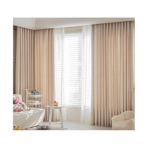Romantico francese retrò Design fiera <span class=keywords><strong>tende</strong></span> con strisce per le camere da letto delle ragazze mantovane di lusso per la camera dei bambini - Product Image 5