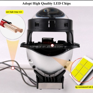 Super Bright 3-Inch LED Projector Lens Headlight S5 6000K Auto Headlamp Lighting Conversion Kits Manufacturer for Toyota Corolla - Product Image 2