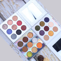 Nouveaux produits les plus populaires DIY Palette de fards à paupières personnalisée de votre propre marque Palette de fards à paupières pigmentés Marque privée Palette de fards à paupières végétalienne