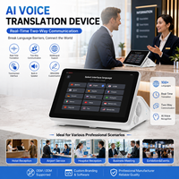 Terminal de Traducción IA Multilingüe, Dispositivo de Interpretación de Voz en Tiempo Real para Recepción de Hotel, Reuniones de Negocios, Servicios Públicos, OEM