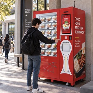 Distributeur automatique de nourriture sans argent liquide pour bento et repas prêts à manger - Product Image 5