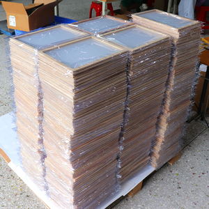 Rắn gỗ cứng 16x20 nổi khung hình khung rõ ràng Acrylic kính hiển thị bất kỳ kích thước hình ảnh lên đến A2 cho tường bảng Top - Product Image 2